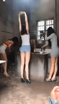 搞笑gif:大爷还是你大爷,不接受反驳!