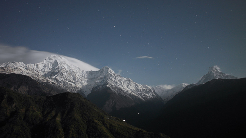 雪山风景高清壁纸,美丽迷人大自然风景