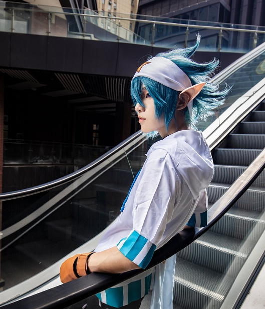 动漫《凹凸世界》雷狮cosplay,小哥哥温柔迷人