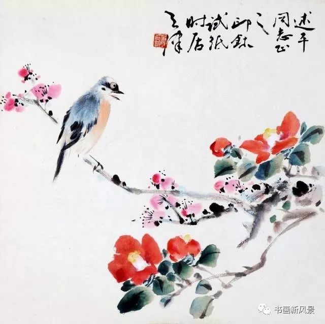 萧朗(1917-2010),名印鈢,著名花鸟画家,杰出的美术教育家.