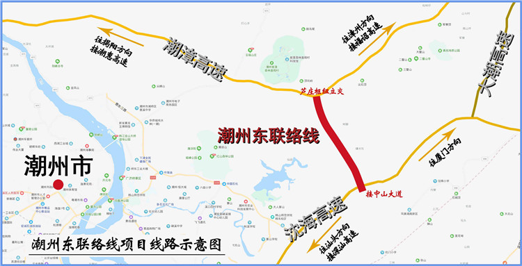 高速公路,东莞,宁波,潮州,磷溪镇