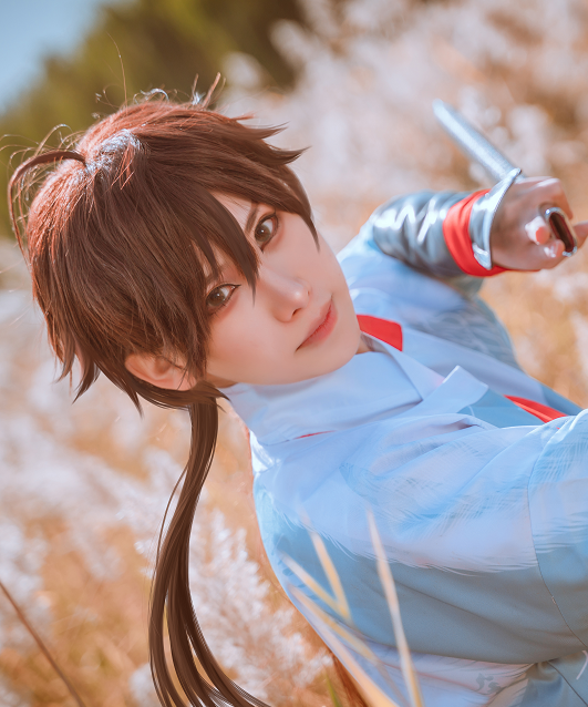 cosplay游戏《王者荣耀》李白,小哥哥扮演的李白英姿飒爽
