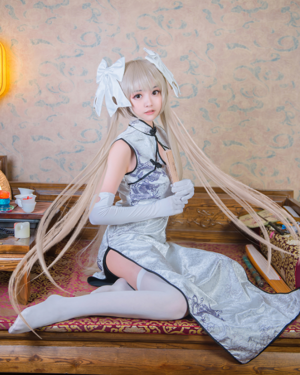 缘之空穹妹cosplay,甜美可爱,洋溢着青春的气息