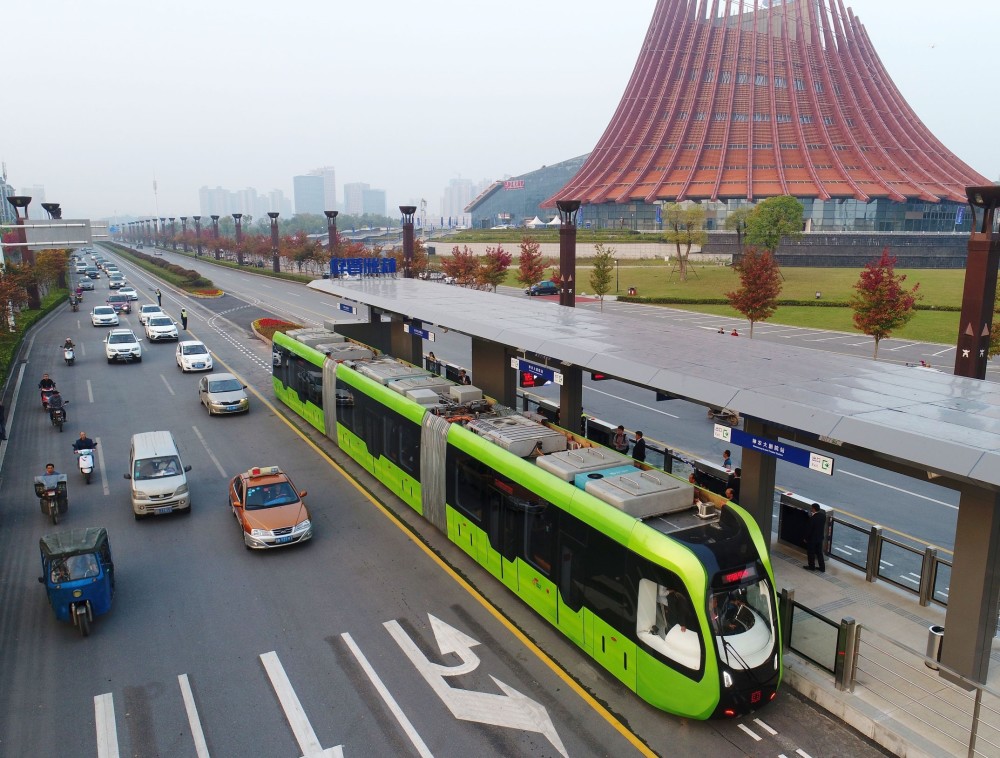 旅游,湖南省,公交车,智轨列车,城市建设