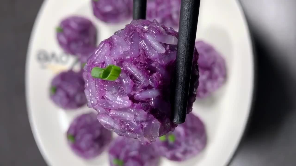紫薯糯米丸子的做法,香甜软糯营养丰富,外形美观漂亮孩子特喜欢