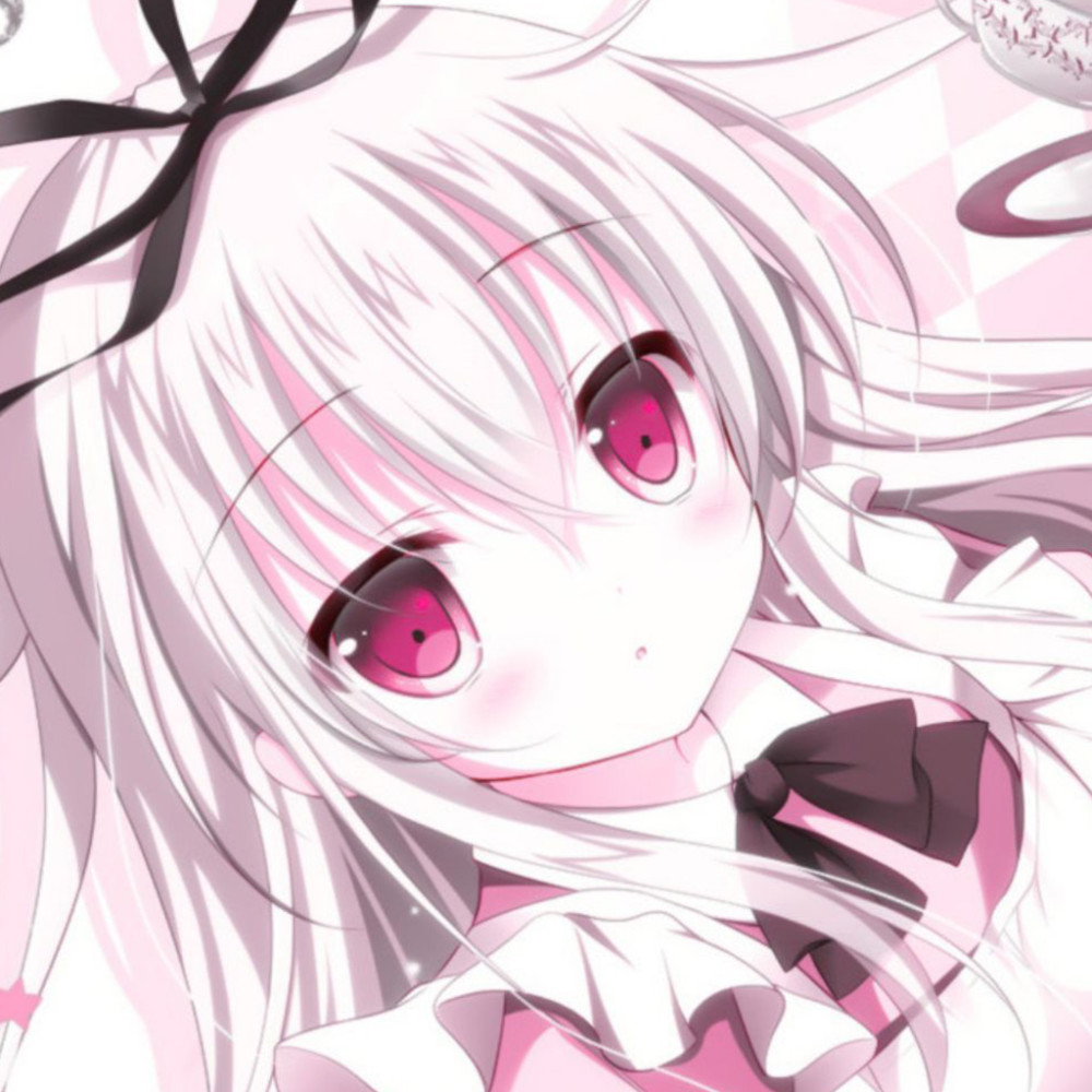 动漫卡通二次元甜美女生头像:累的时候抱抱自己,哭的时候哄哄自己!