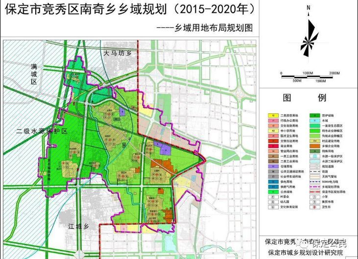 涞水,涿州,定兴等保定各区县总体规划