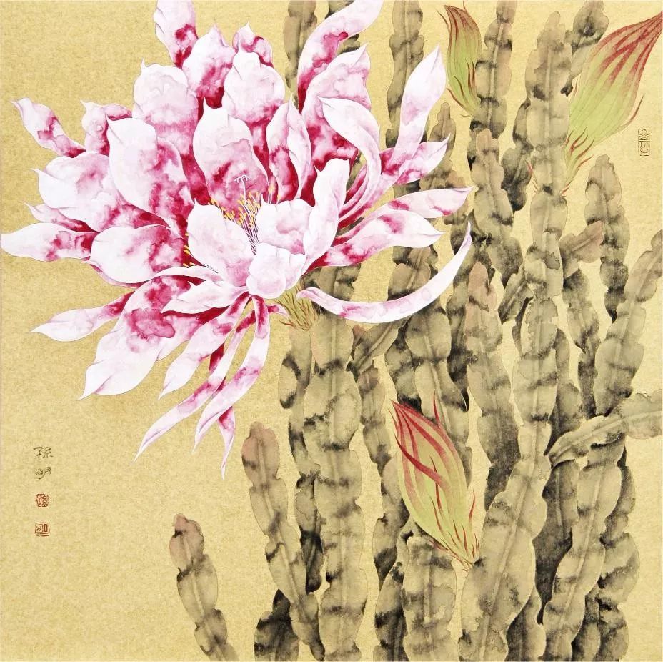 花鸟画,工笔画,桃园,水墨,画家,重彩