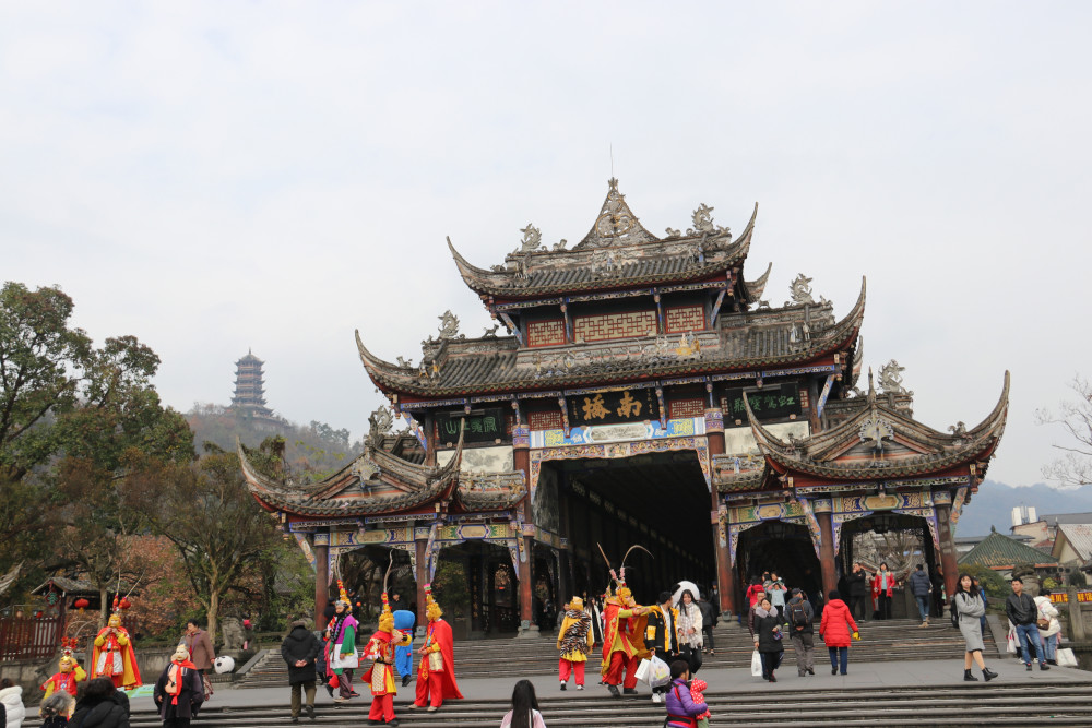 春节,都江堰,四川成都,旅游景点