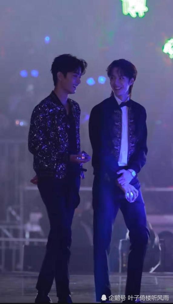 肖战与王一博的星光大赏照片