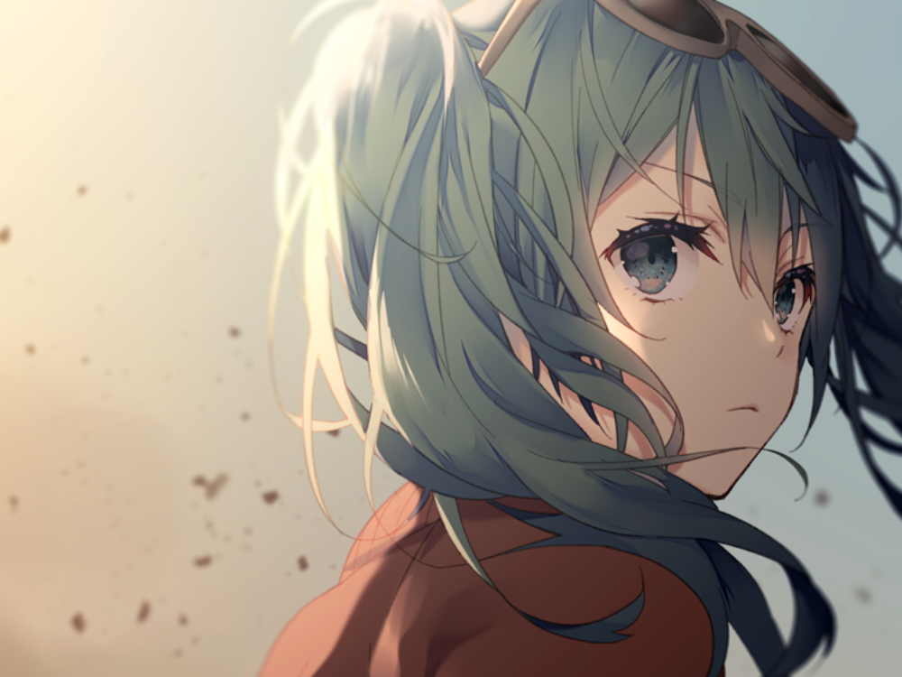 初音未来高清横版壁纸,唯美靓丽的小姐姐,气质动人