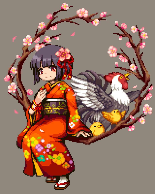 日本像素画家heki像素画作品欣赏