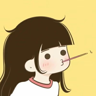 超可爱"简笔画"情侣头像:所有眉眼间的故事 不是深情就是辜负