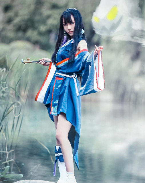 阴阳师手游烟烟罗cosplay,知性优雅的小姐姐,尽显仙女