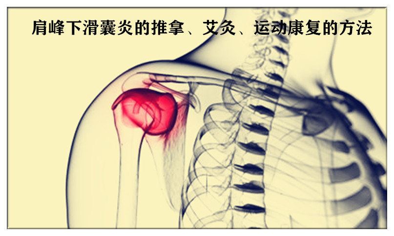 肩峰下滑囊炎,三角肌下滑囊炎的推拿,艾灸,自我运动康复的方法.