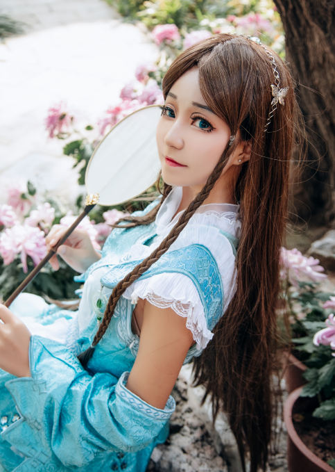 宁荣荣,cosplay,斗罗大陆,coser,小姐姐