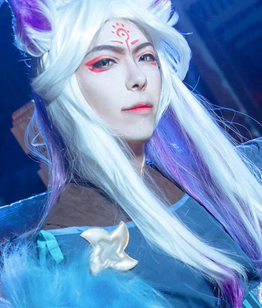 阴阳师妖狐cosplay,帅气迷人的小哥哥,真让人心动