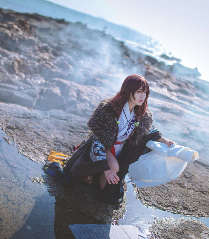 剑网三:赵涵雅cosplay,气质优雅的小姐姐,纯真可爱