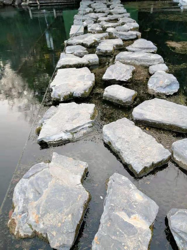四季,珍珠泉,石头,河底