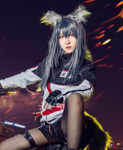 cosplay,德克萨斯,明日方舟,coser,小姐姐