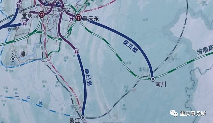 重庆都市圈轨道布局曝光:渝西6条快速大通道连接主城!