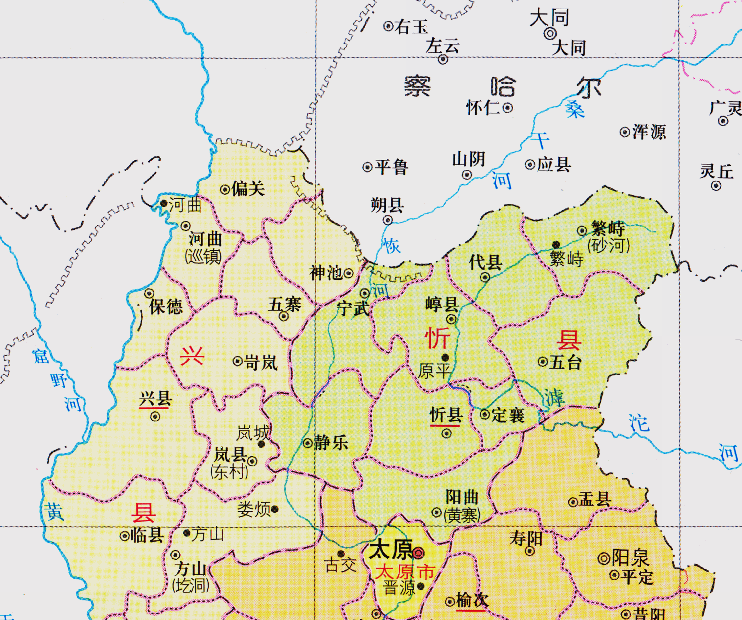 山西与察哈尔的区划调整,察哈尔13个县,为何划入了山西省?