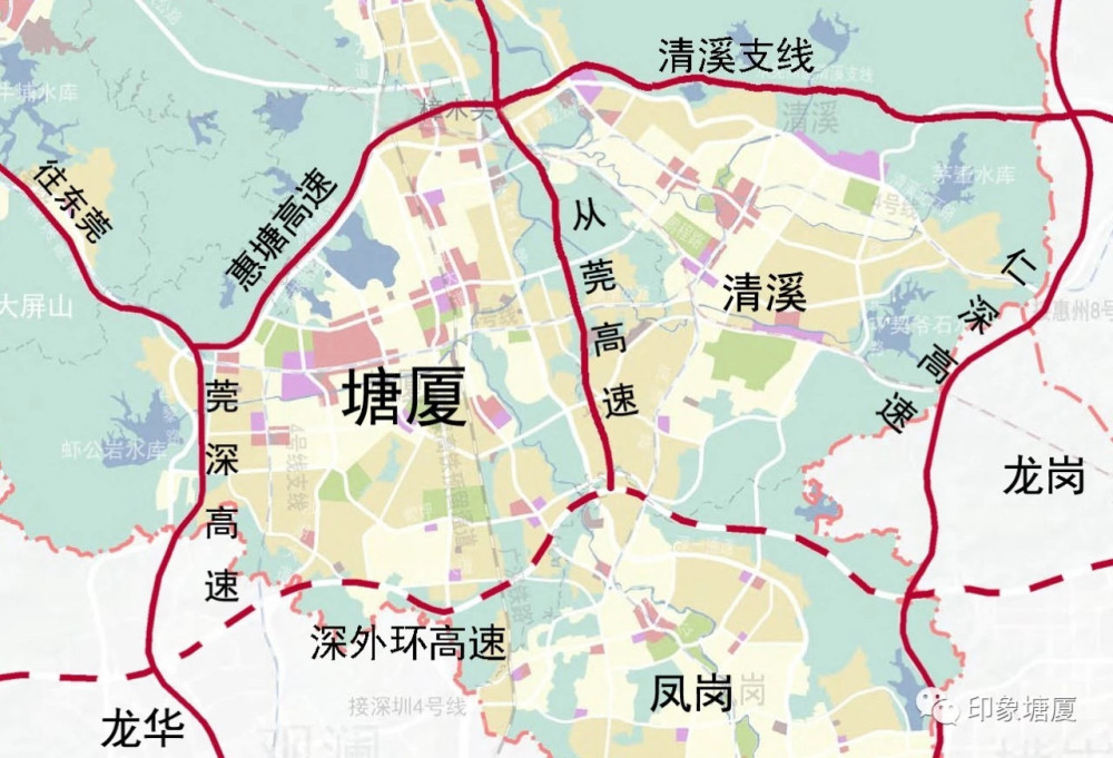 塘厦,东莞,深圳,高速公路,深高速