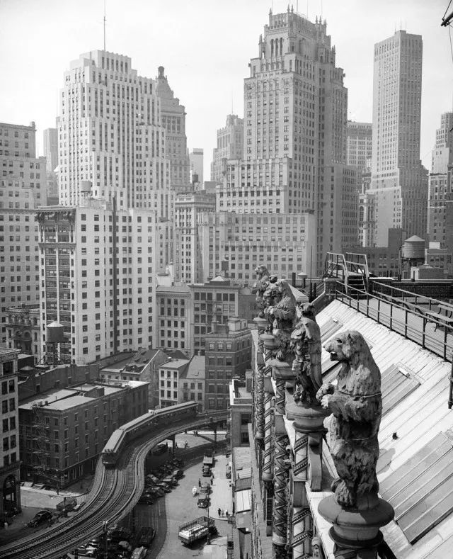 精选一组关于纽约的老照片;纽约是美国第一个首都
