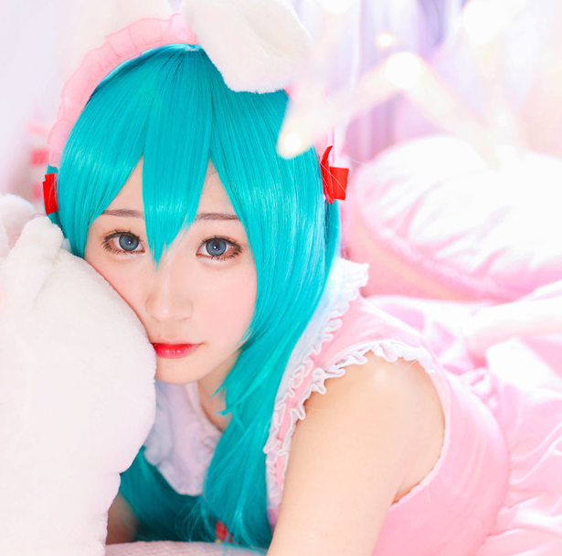 cosplay软件都有哪些,cosplay杀戮都市 cosplay初音未来,俏皮可爱的小姐姐,满满的小清新