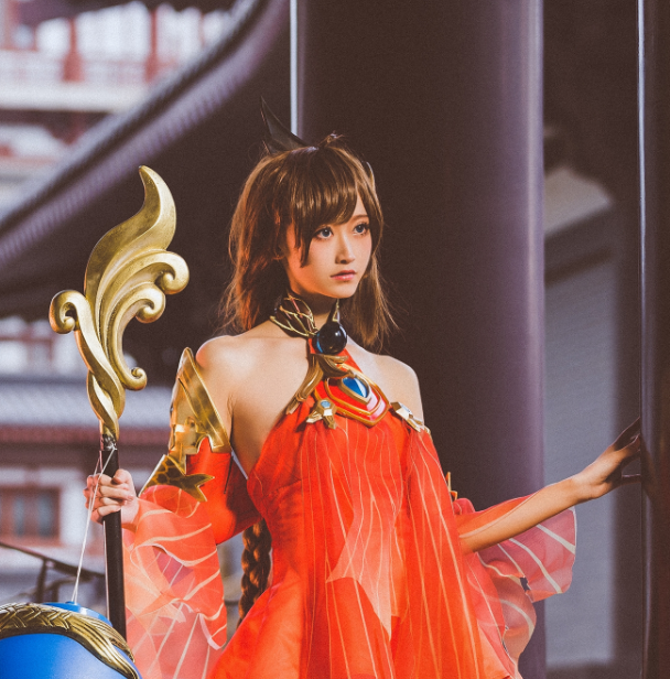 王者荣耀女生cos 大乔,王者荣耀cos伽罗太华 王者荣耀大乔cosplay,活泼可爱温柔可人