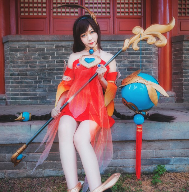 王者荣耀美女cos大乔,cos王者荣耀云缨 王者荣耀大乔cosplay,优雅迷人魅力无限