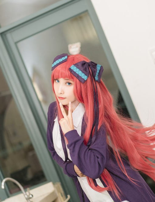 中野二乃cos,元气满满少女感十足
