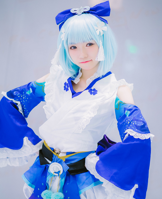 好看的小姐姐cosplay,角色扮演cosplay 游戏《阴阳师》莹草cosplay欣赏,小姐姐清新甜美楚楚动人