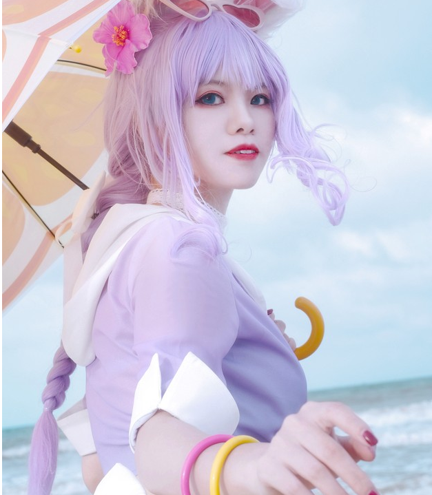 《王者荣耀》cosplay,小姐姐演绎公孙离蜜橘之夏的皮肤