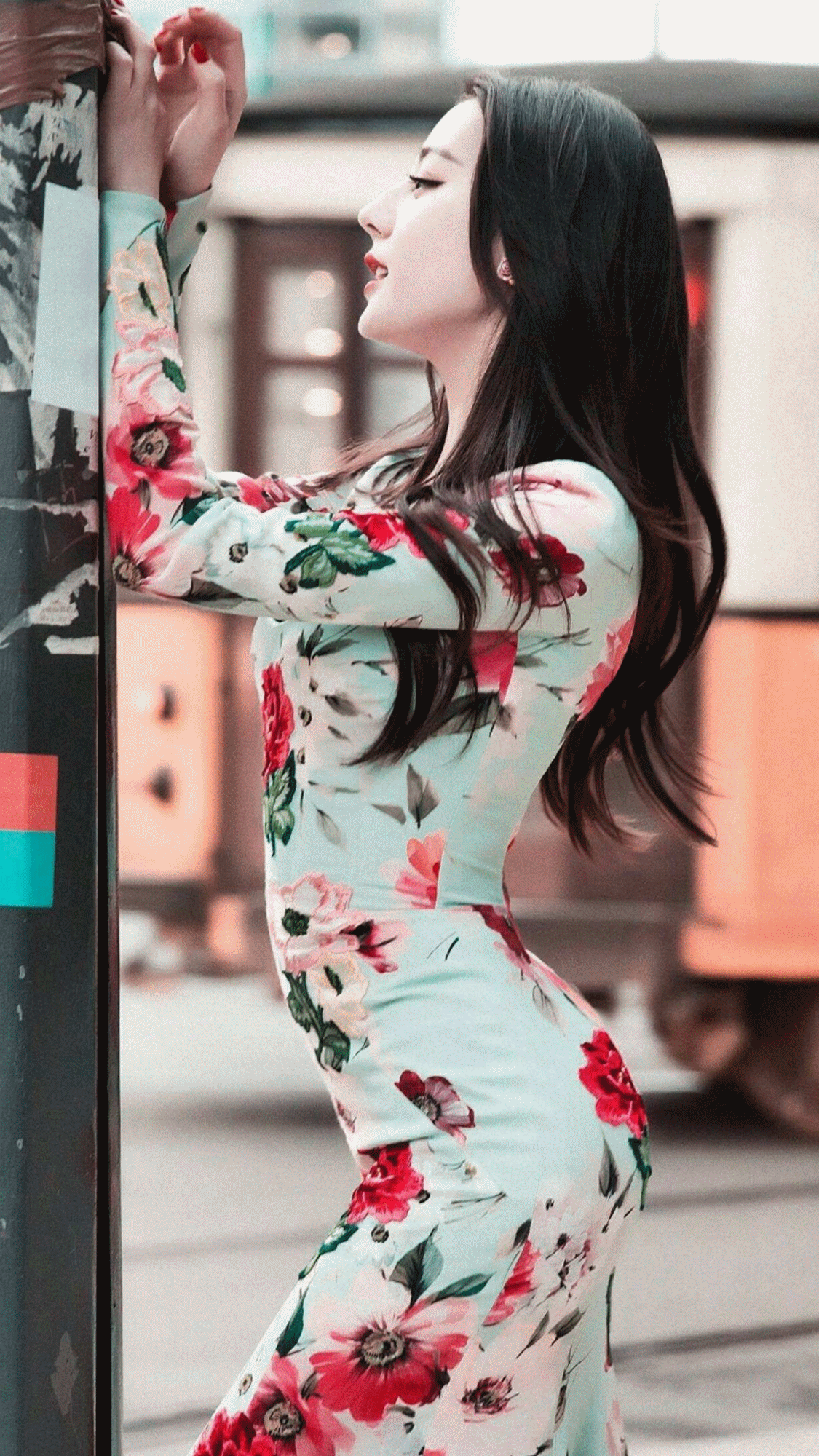 服装 旗袍 唐装 1125_2000 竖版 竖屏 gif 动态图 动图