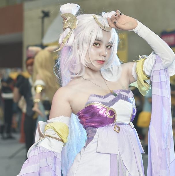 王者荣耀嫦娥cosplay,清爽耐看气质爆表