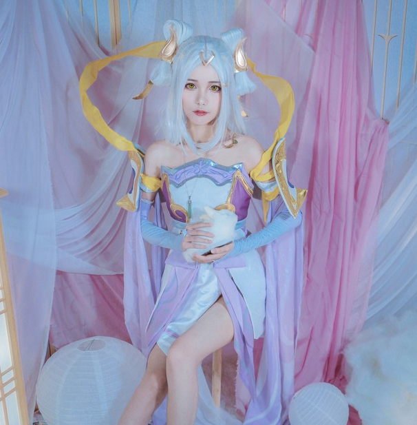 王者荣耀cos美腿嫦娥,王者荣耀四大美女cos 王者荣耀嫦娥cosplay,环肥燕瘦娇小玲珑
