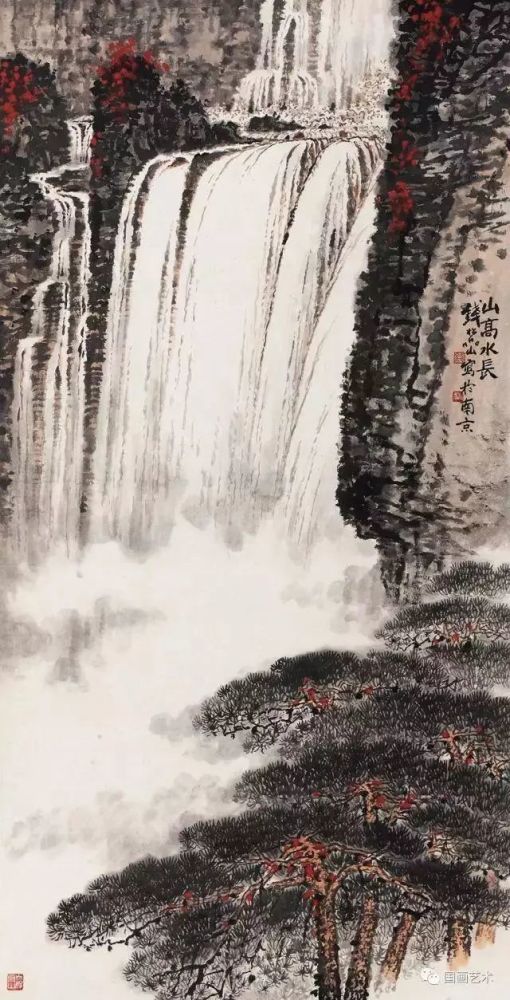 国画名家钱松岩,当代中国山水画主要代表人之一