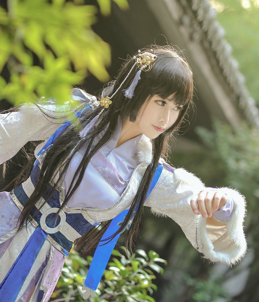 cosplay《天涯明月刀》人物,古装小姐姐气质清新唯美