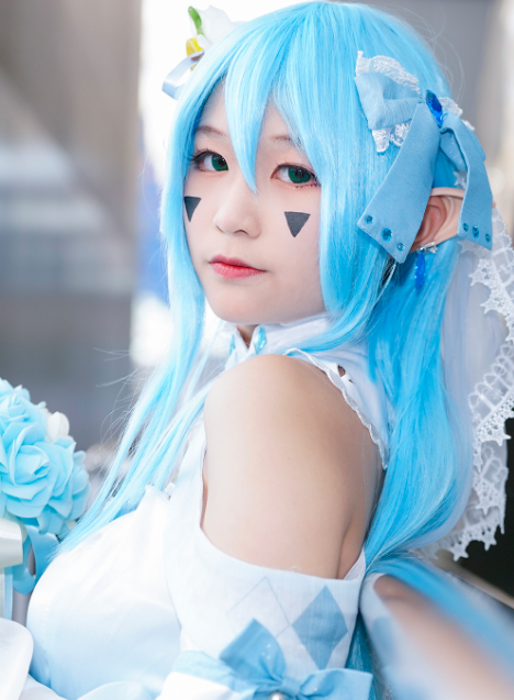 cosplay《凹凸世界》安莉洁,清纯靓丽的可爱少女