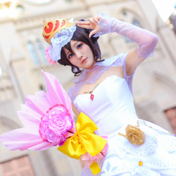 王者荣耀cosplay小乔,十分治愈,尽显温柔气质