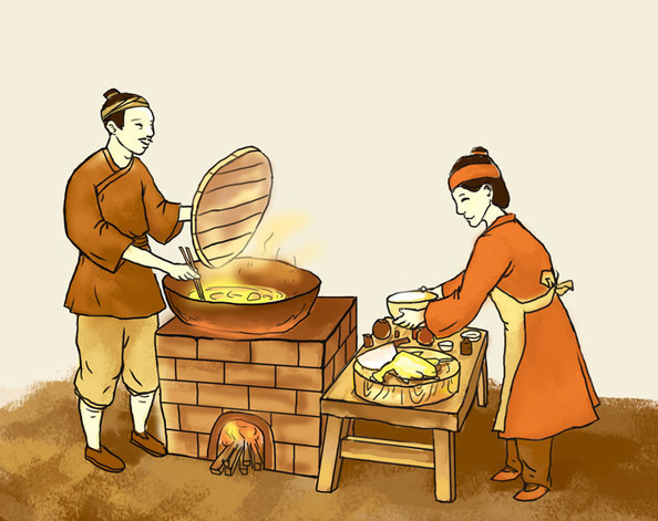 宋朝时才出现铁锅,那在此之前的两千年,古人是怎么做饭的呢?