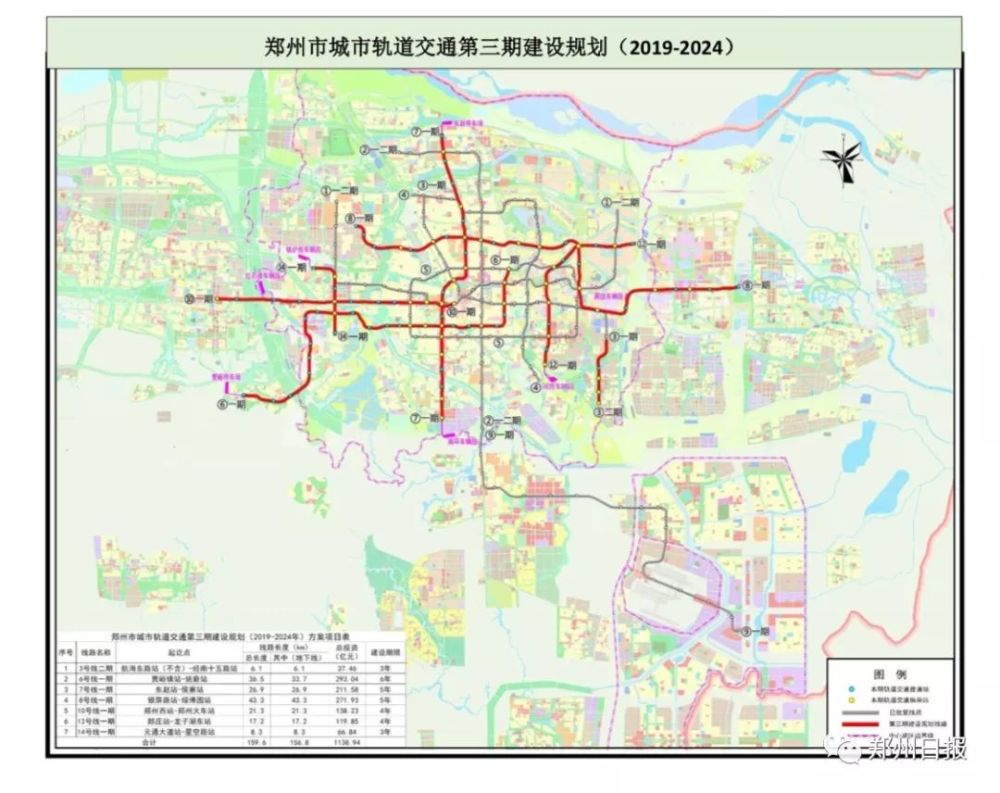 郑州地铁2025高清大图,郑州地铁规划 2025年 郑州又一条地铁要开通!时间定于