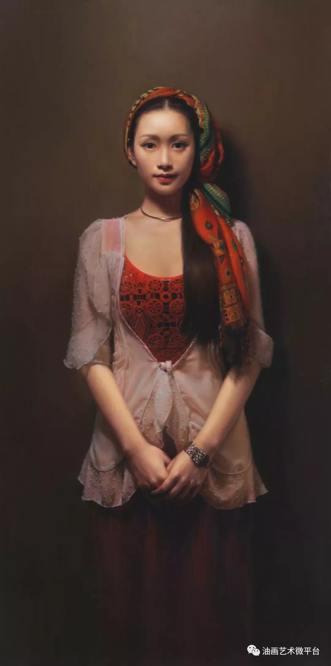 《泉》120cmx60cm 布面油画 2018年