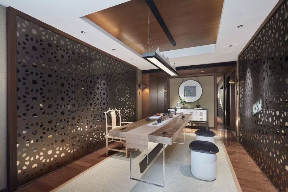 室内设计师张宁国,480㎡休闲度假风别墅,雅韵诗意,闲适悠然