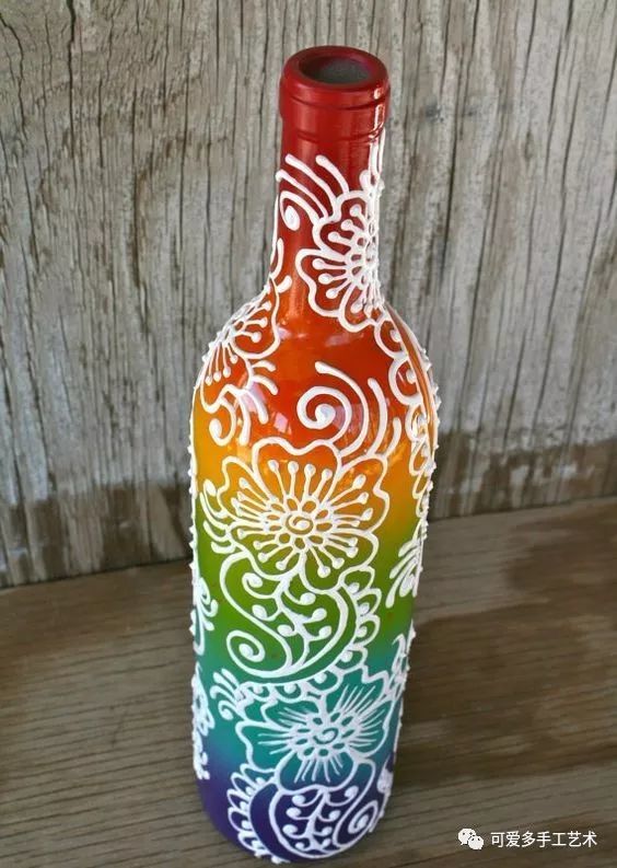 用完的玻璃瓶酒瓶别乱扔,一招变艺术品,你花钱都买不到!