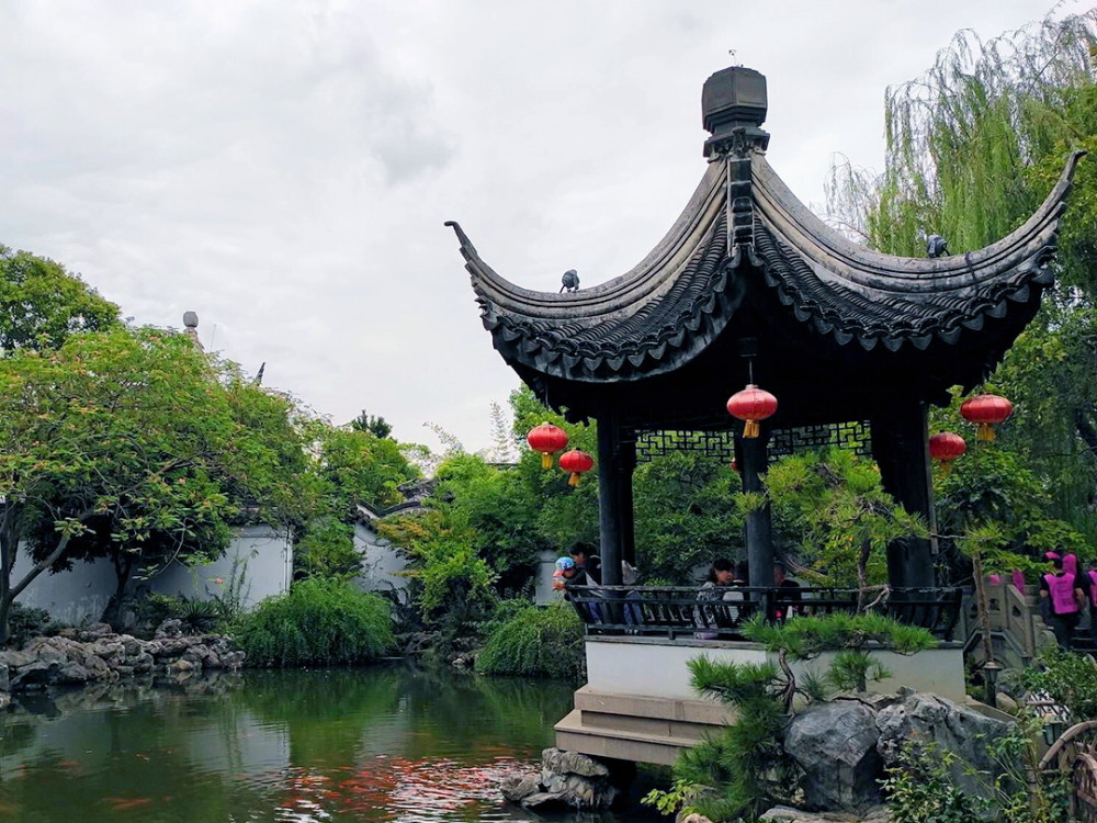 木渎古镇,古镇,苏州,严家花园,旅游