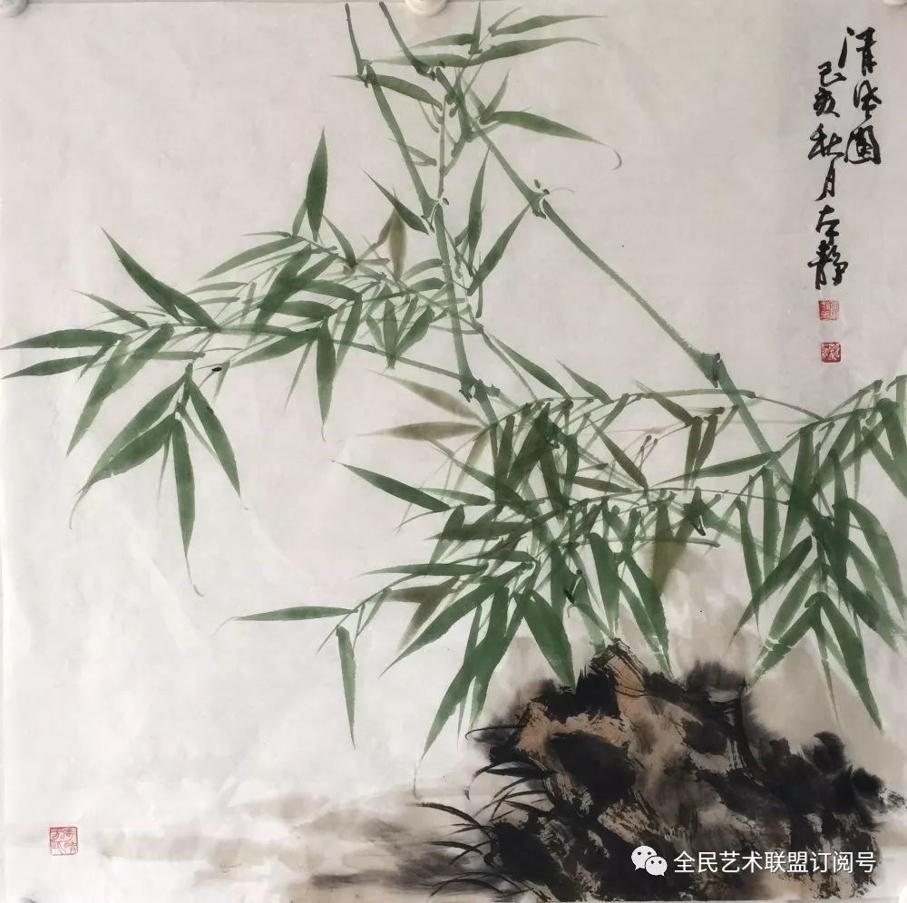 张本静,中国美术家协会,画家,墨竹,竹子,河南