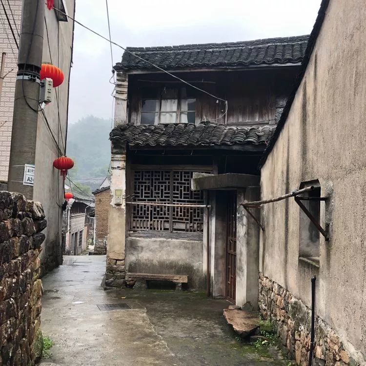冬日宁波奉化石门古村风情