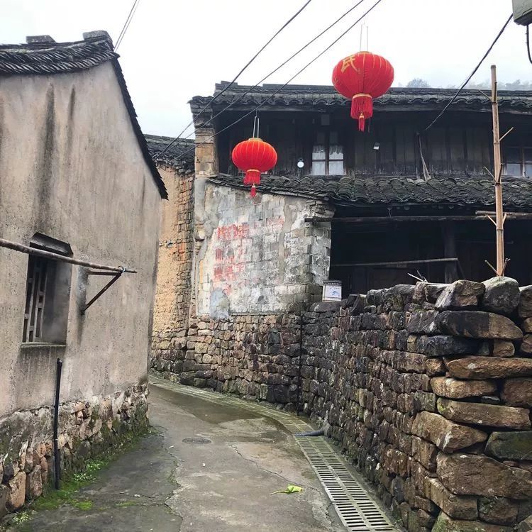 冬日宁波奉化石门古村风情